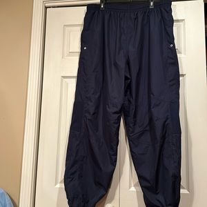 Prospirit XL - Navy Wind Pants w/Venting, 2 side & hip pocket, elastic back hem